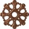 Ekena Millwork Angel Ceiling Medallion (Fits Canopies up to 4 3/8"), 20 7/8"OD x 3 5/8"ID x 1"P, Polished Copper CM20ANPOS - alternate 1